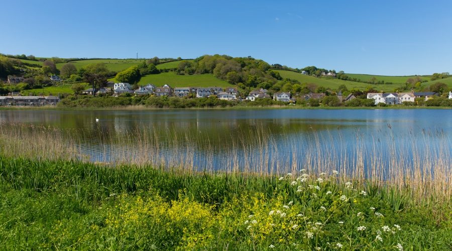 Slapton Ley from sea